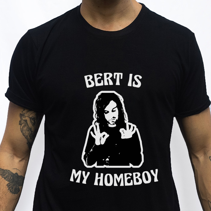 Camiseta preta Bert is my homeboy - The Used